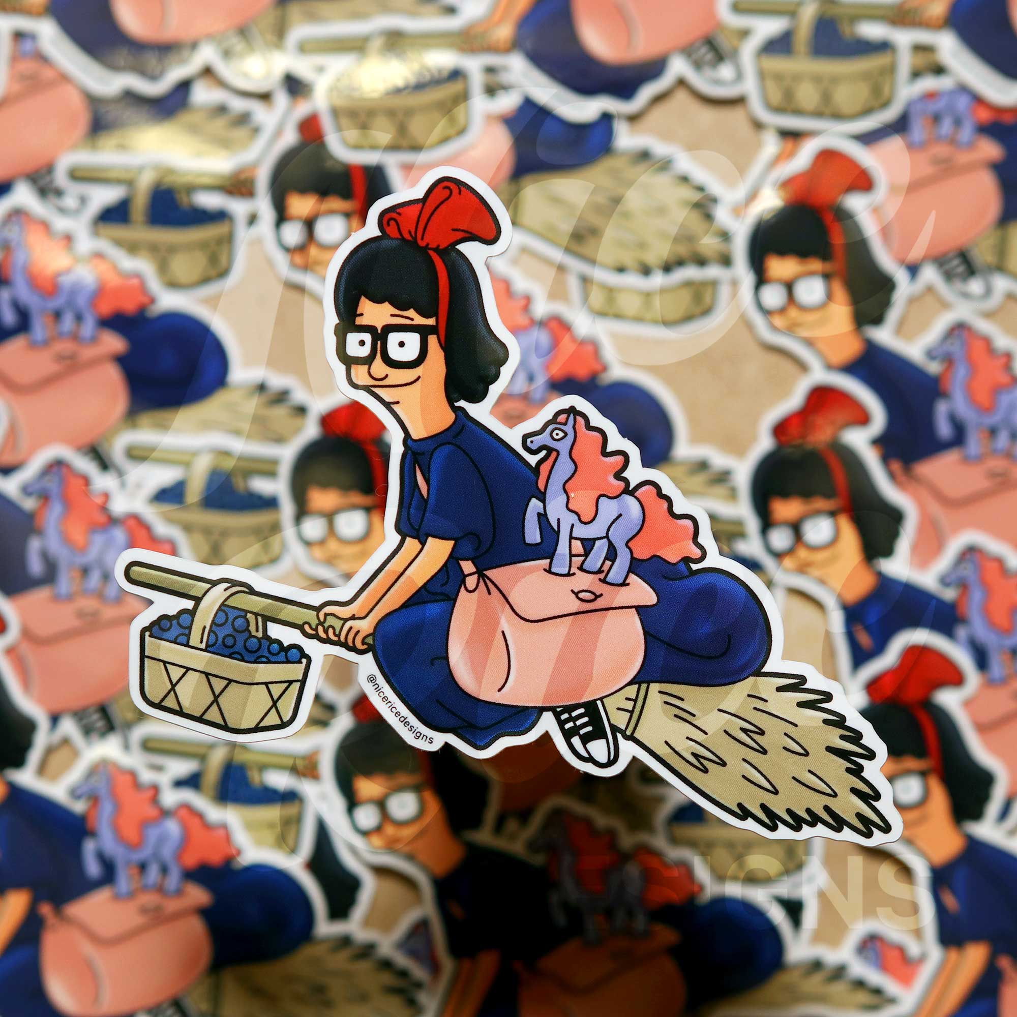 Delivery Girl Sticker