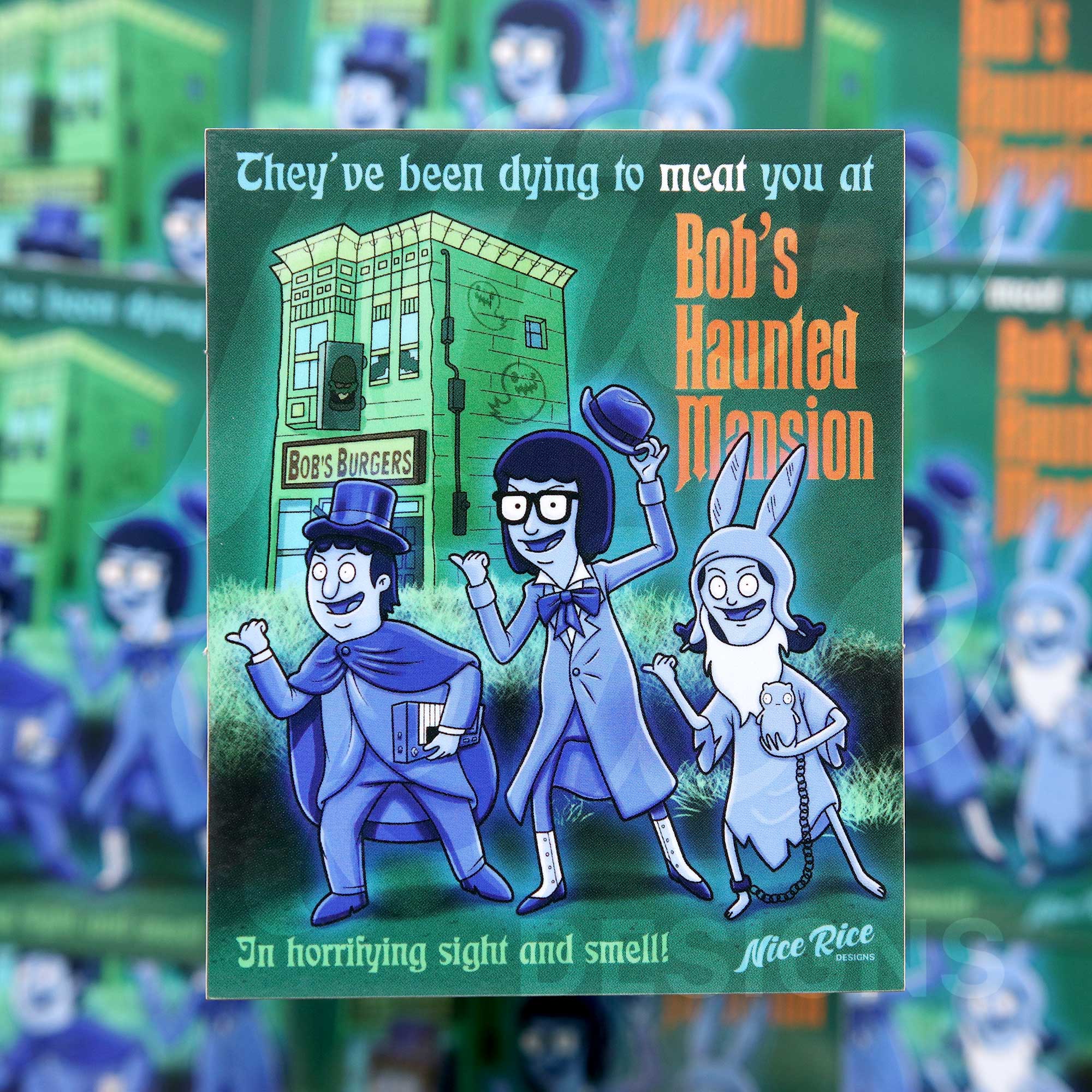 Bob's Haunted Mansion Sticker