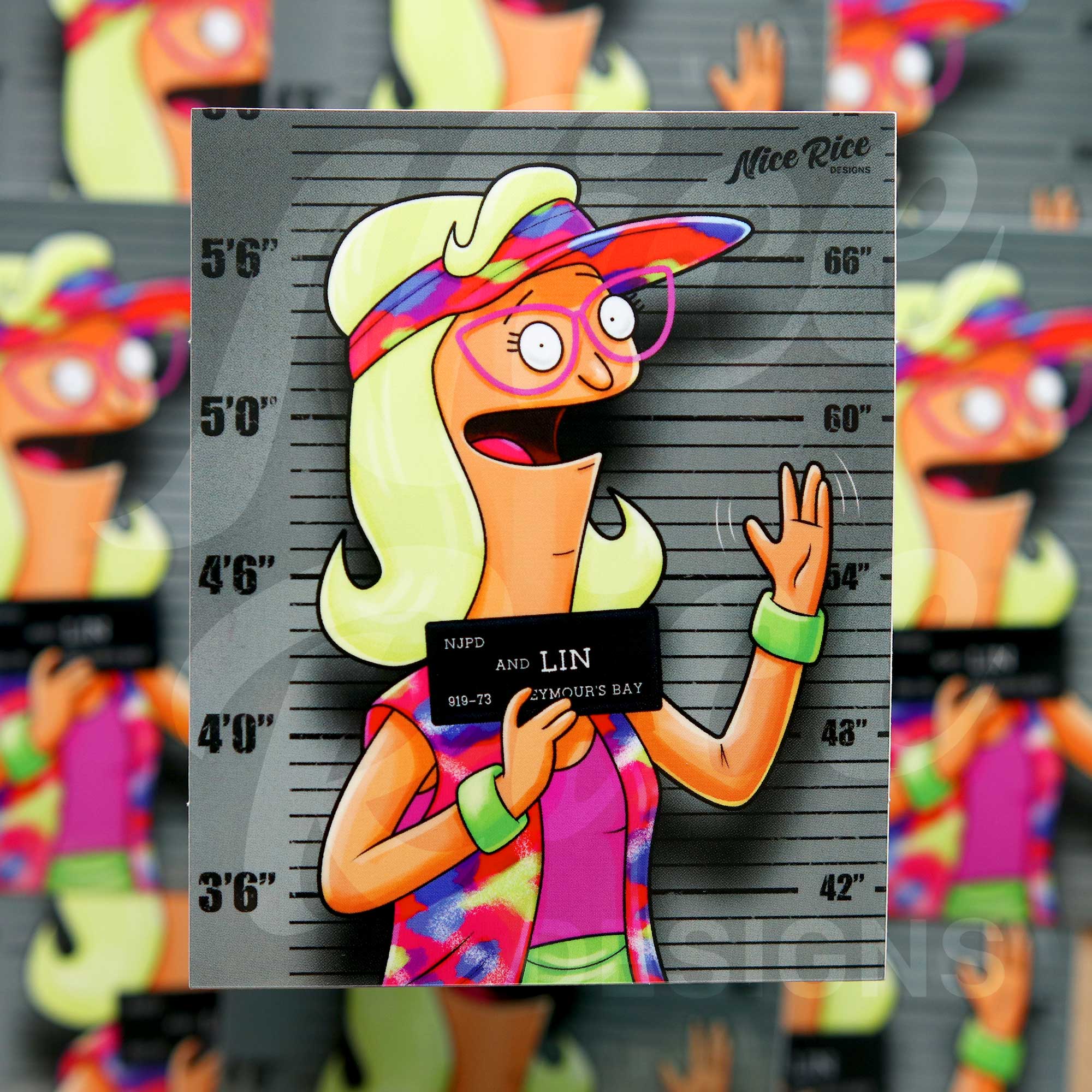 Bobbie Mugshot Sticker Set