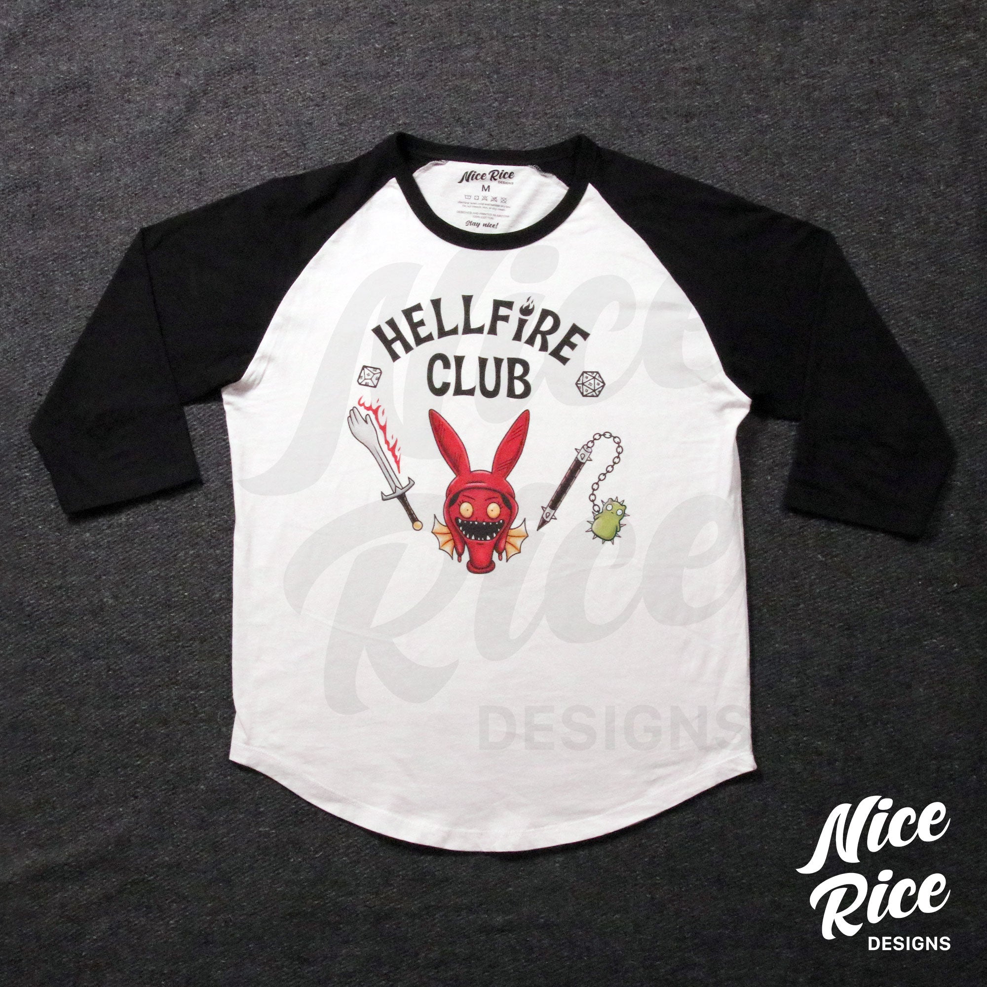 Hellfire Club Shirt by Nice Rice Designs
