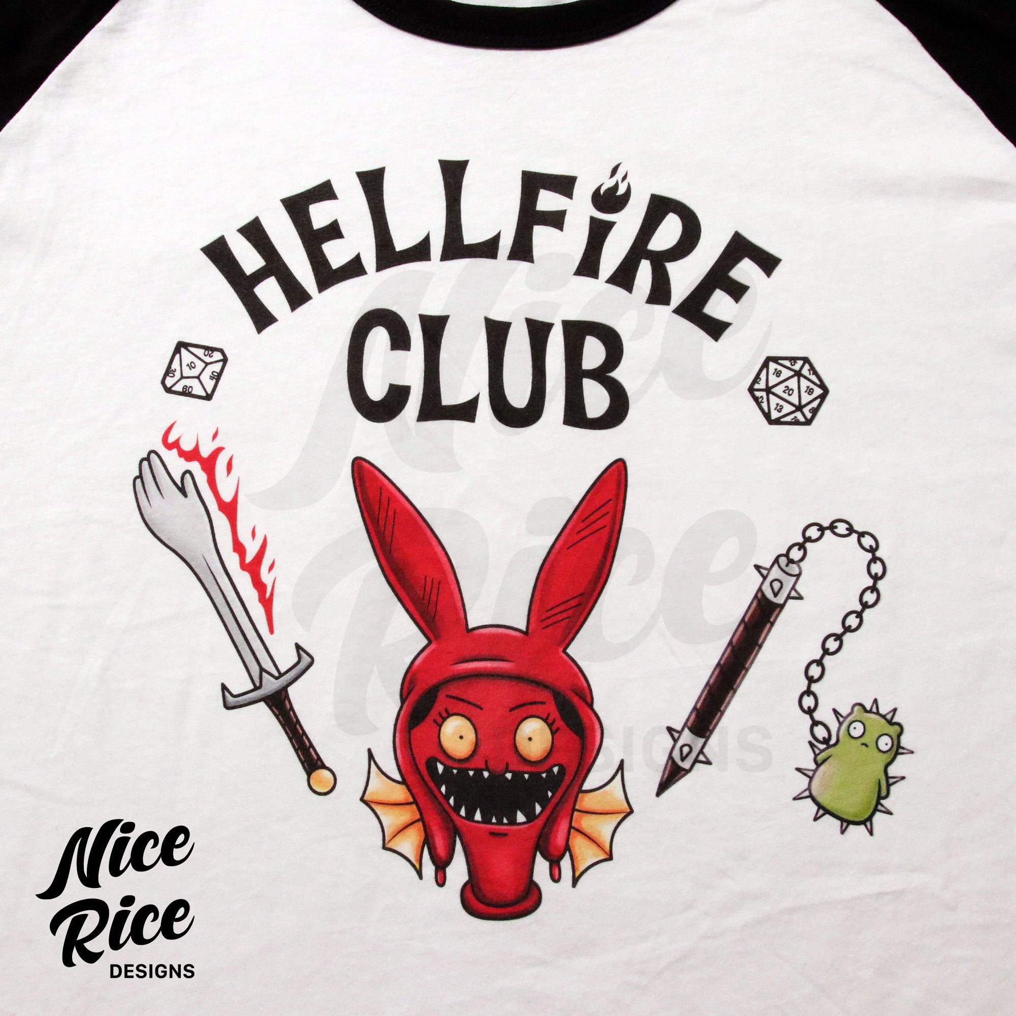 Hellfire Club Shirt by Nice Rice Designs