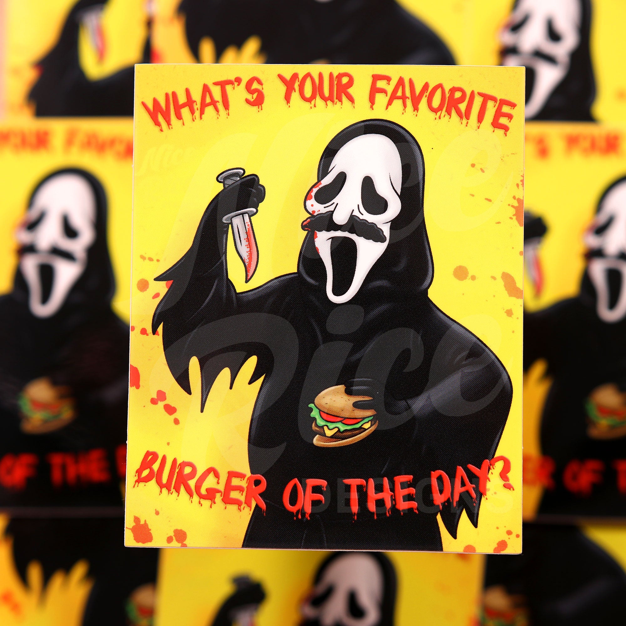 Favorite Burger Sticker by Nice Rice Designs