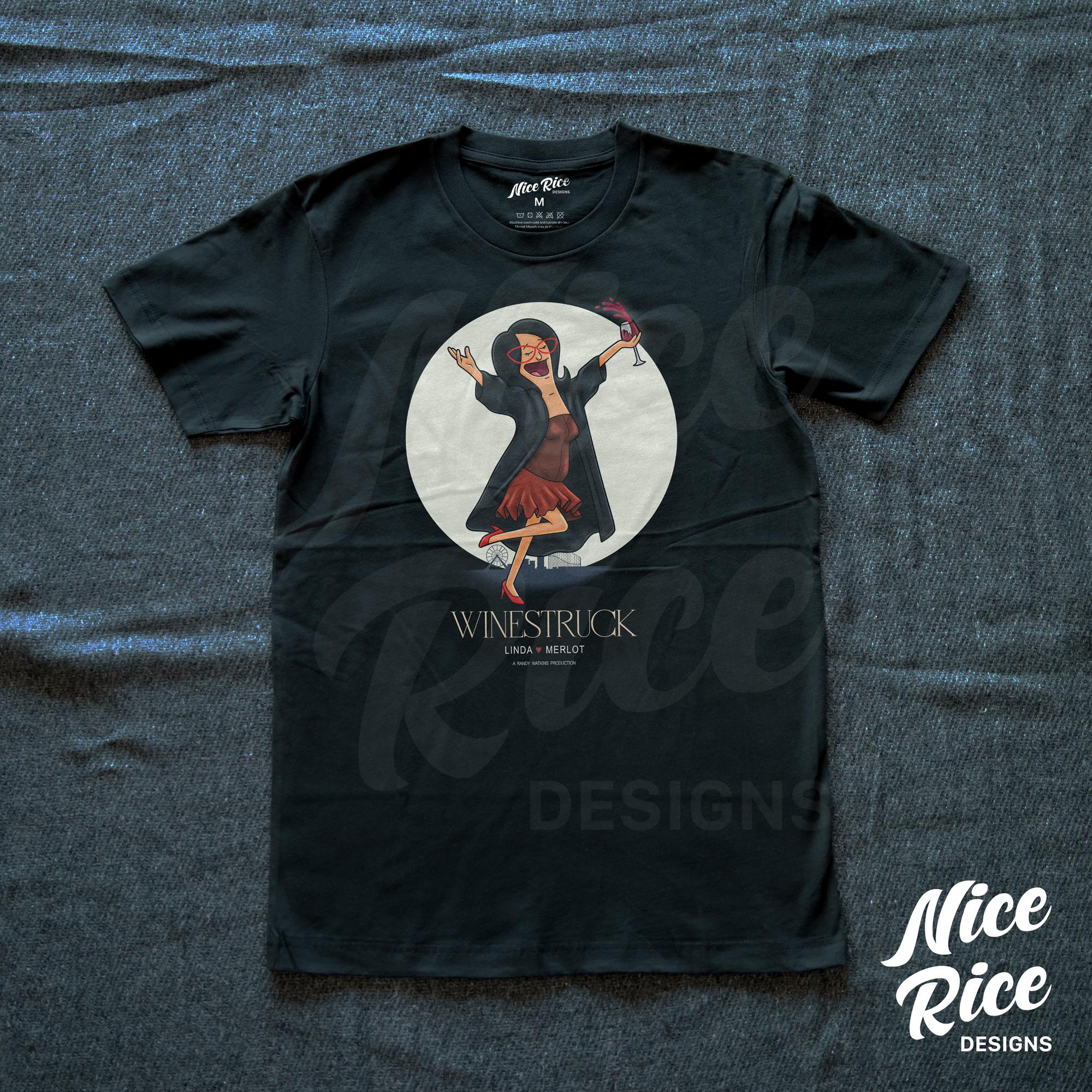 Winestruck Shirt by Nice Rice Designs