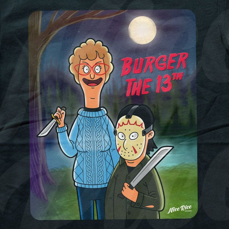 Burger the 13th Shirt by Nice Rice Designs