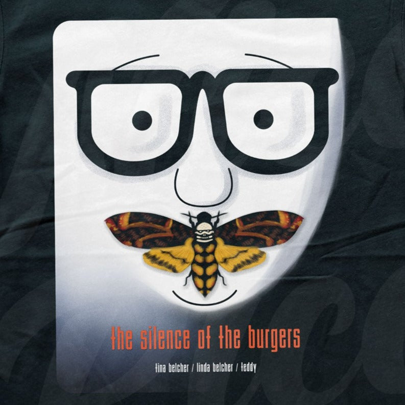 The Silence of the Burgers Shirt by Nice Rice Designs