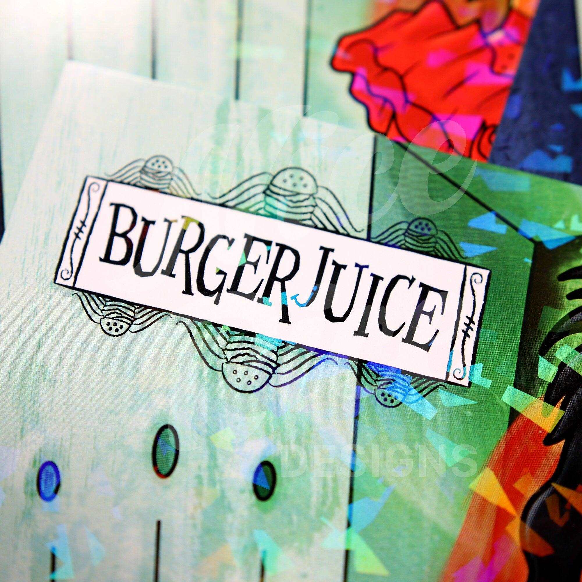 Burgerjuice Bride Print by Nice Rice Designs