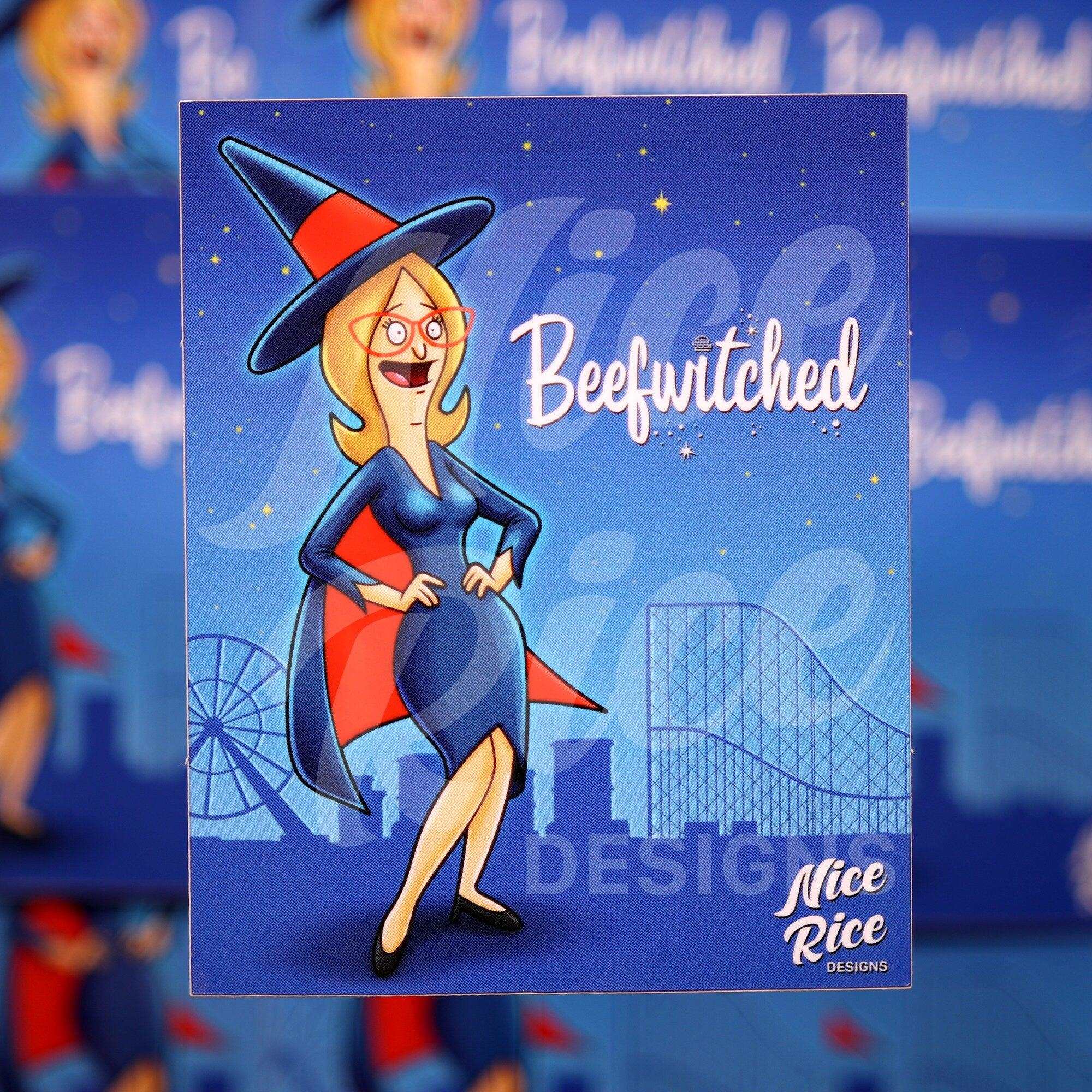 Beefwitched Sticker by Nice Rice Designs