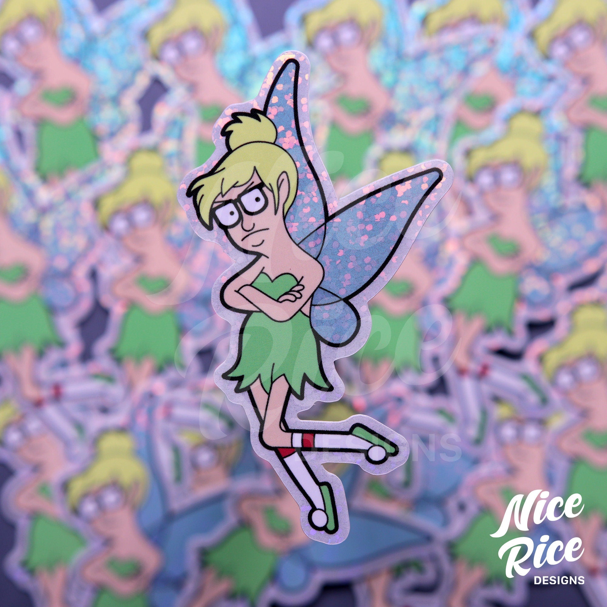 Fairy Girl Sticker by Nice Rice Designs