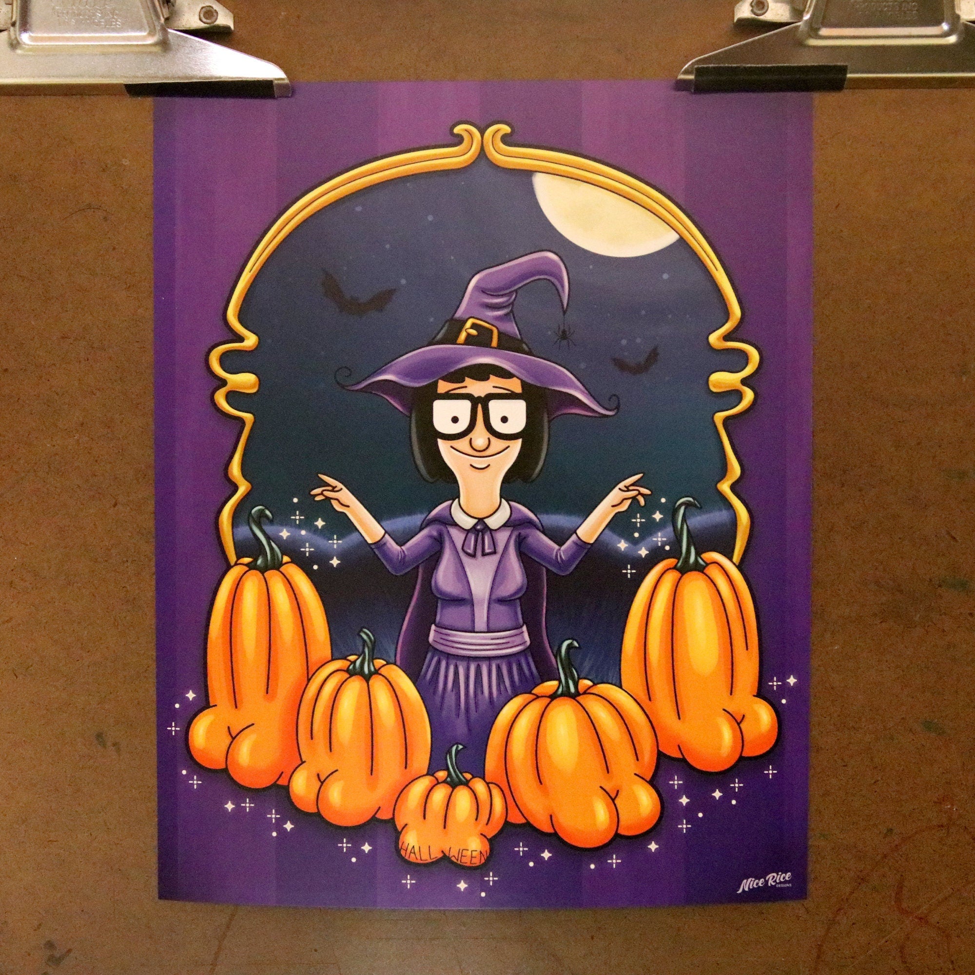 Magical Booty Patch Print by Nice Rice Designs