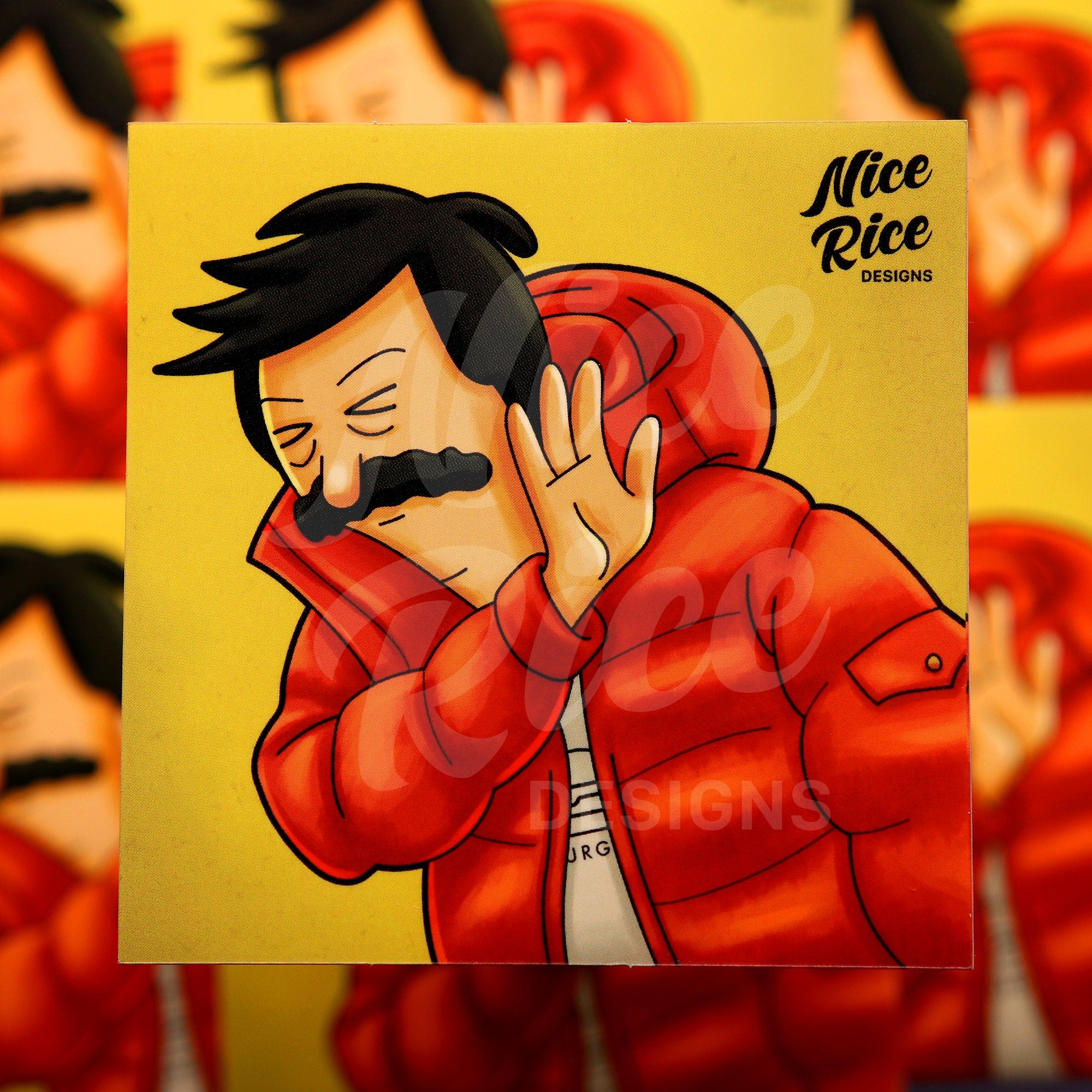 Hotline Bob Sticker set by Nice Rice Designs