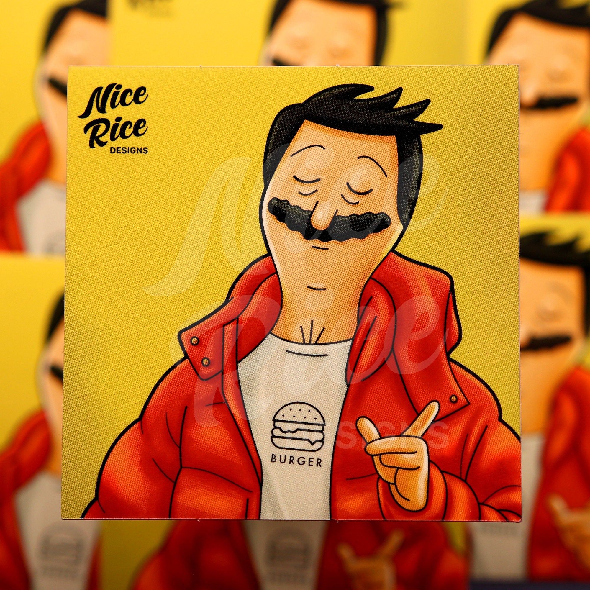 Hotline Bob Sticker set by Nice Rice Designs