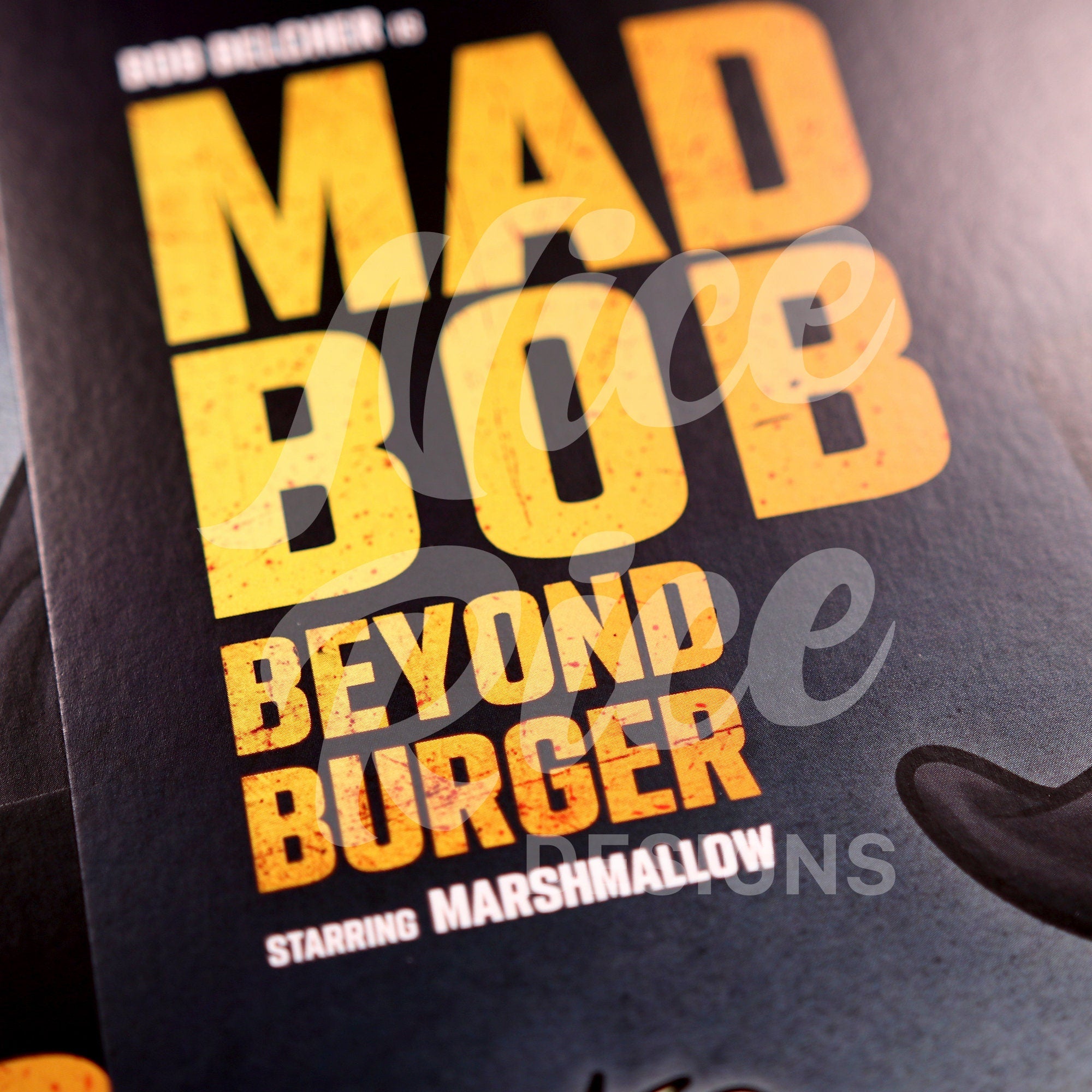 Mad Bob Burgerdome Print by Nice Rice Designs
