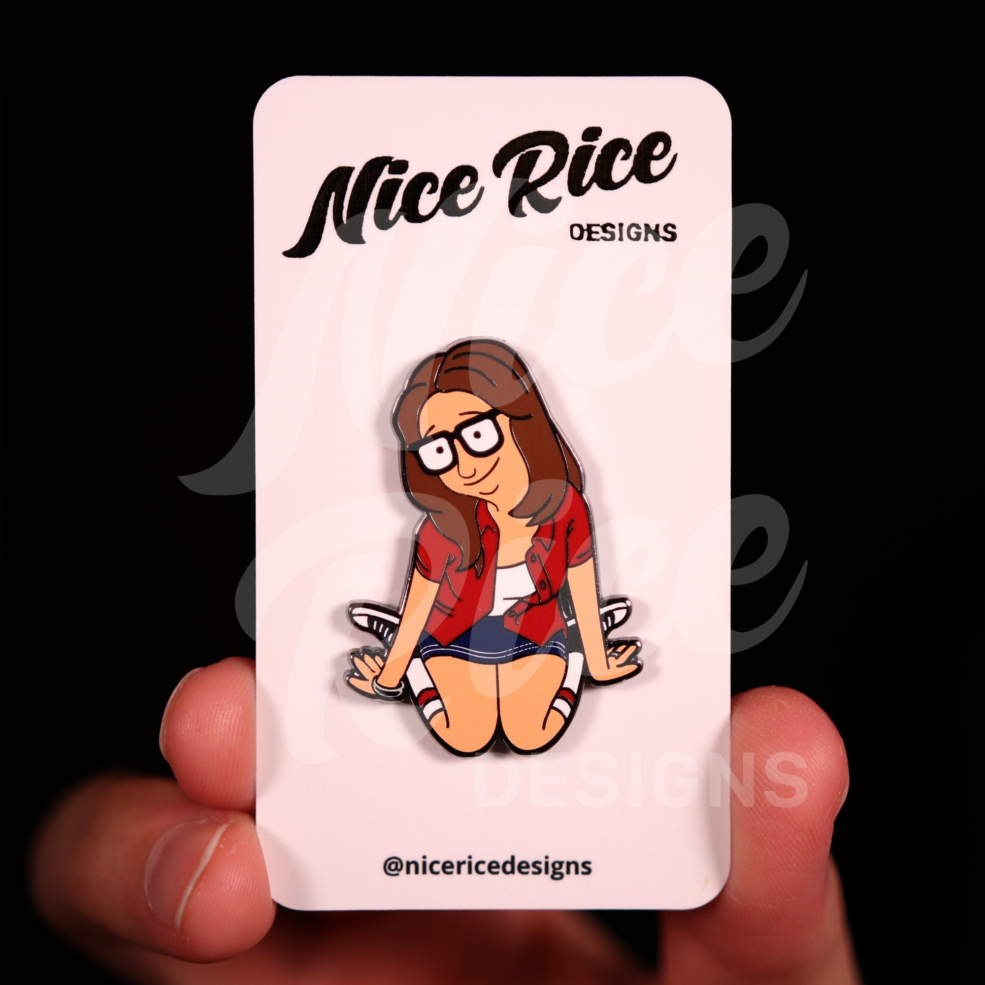Pop Princess Pin by Nice Rice Designs