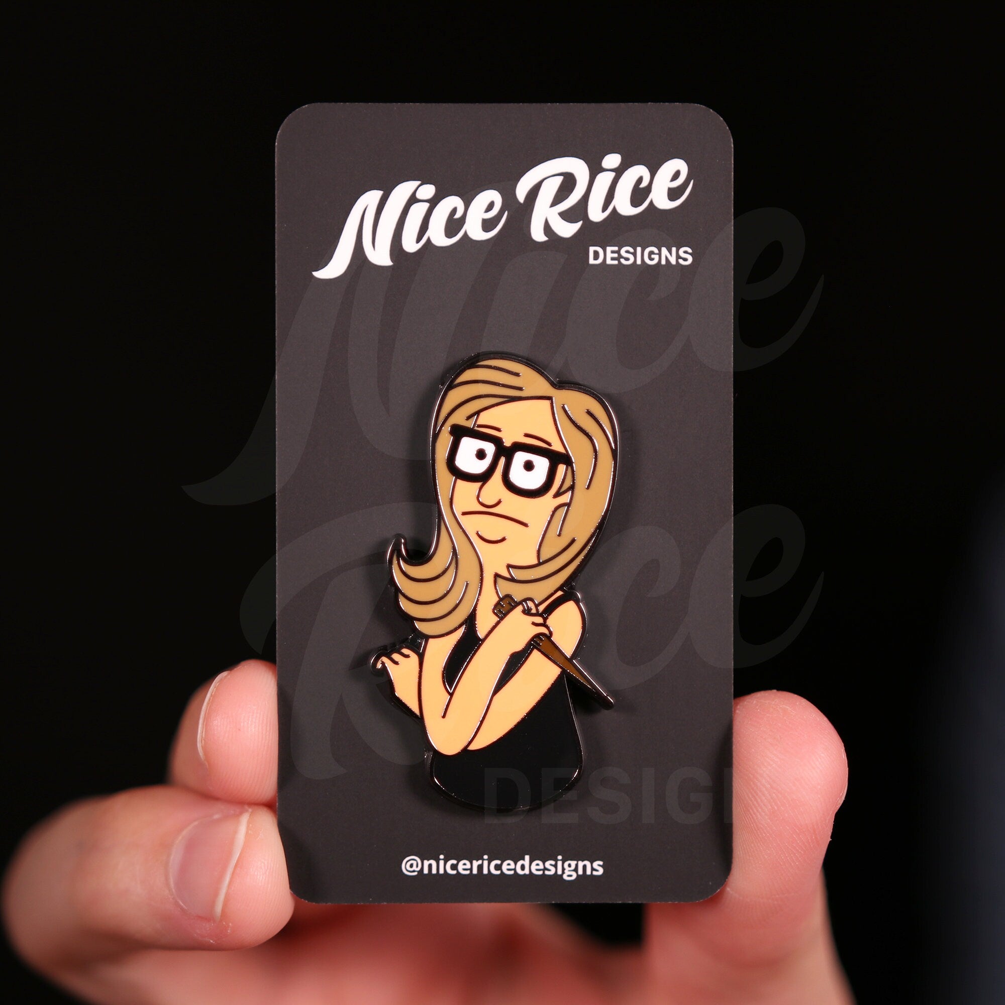 Vampire Slayer Pin by Nice Rice Designs