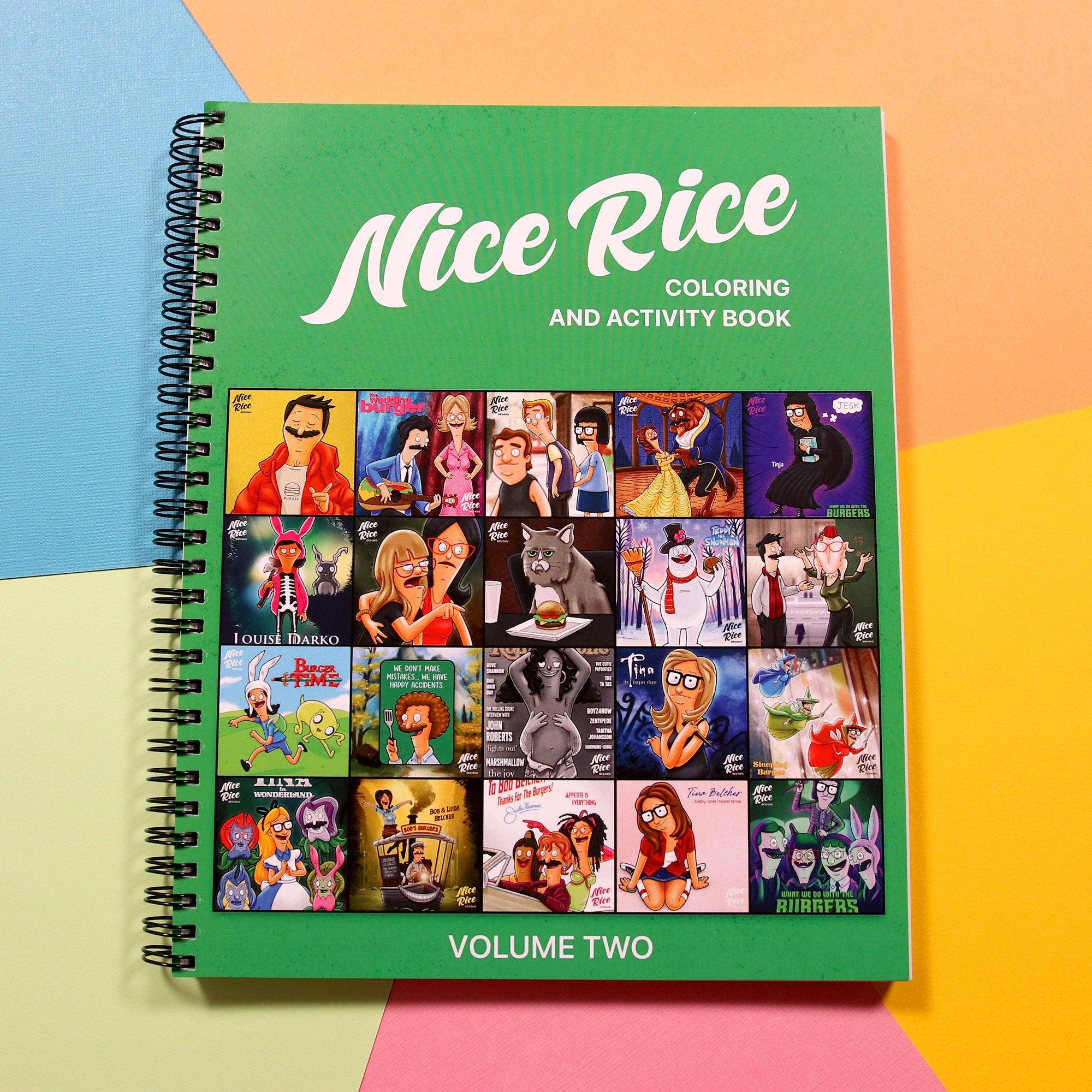 Coloring and Activity Book, Volume Two by Nice Rice Designs