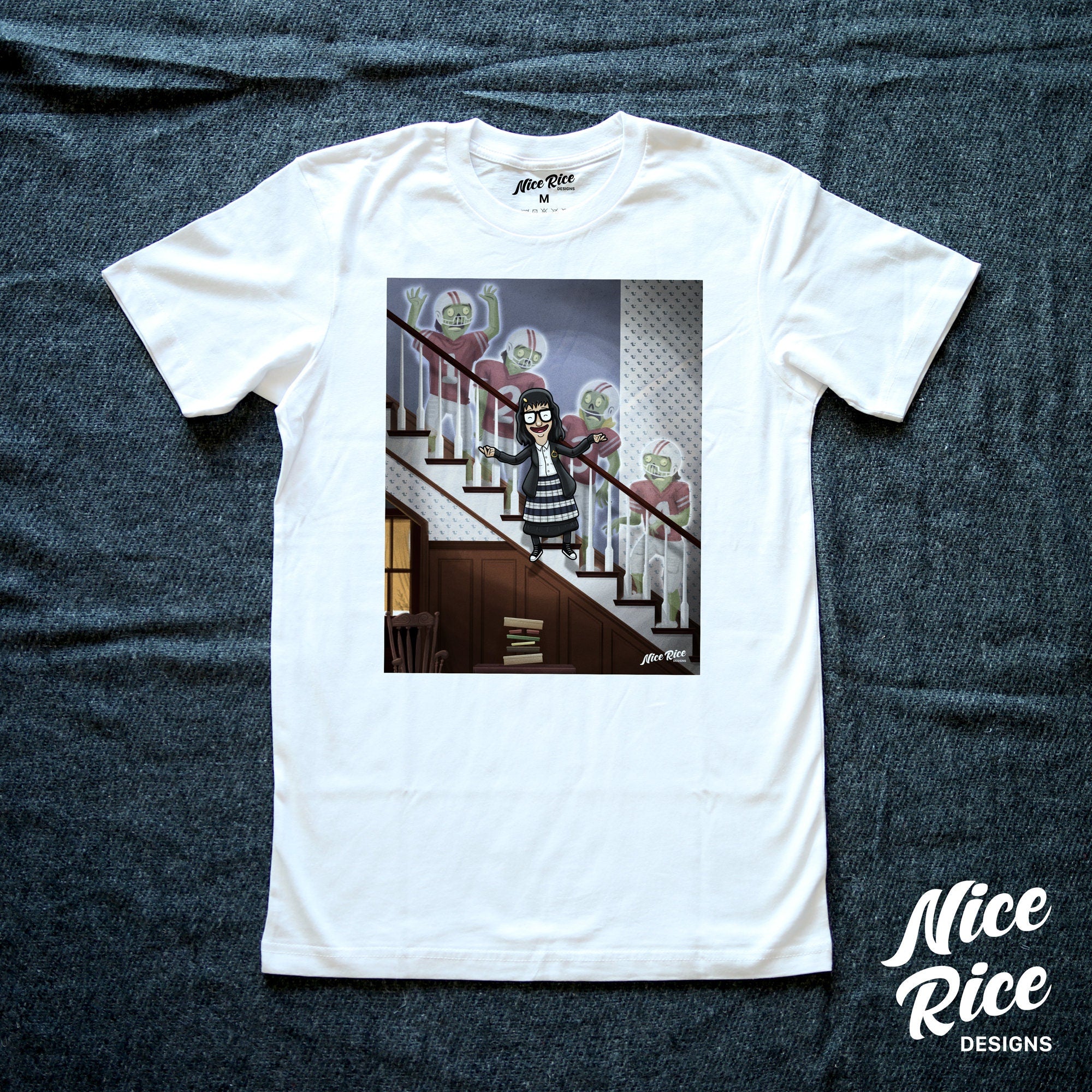Jump in the Line Shirt by Nice Rice Designs