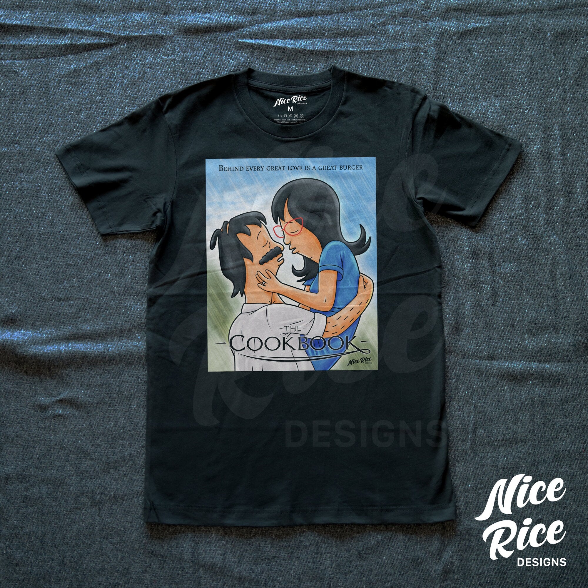 The Cookbook Shirt by Nice Rice Designs