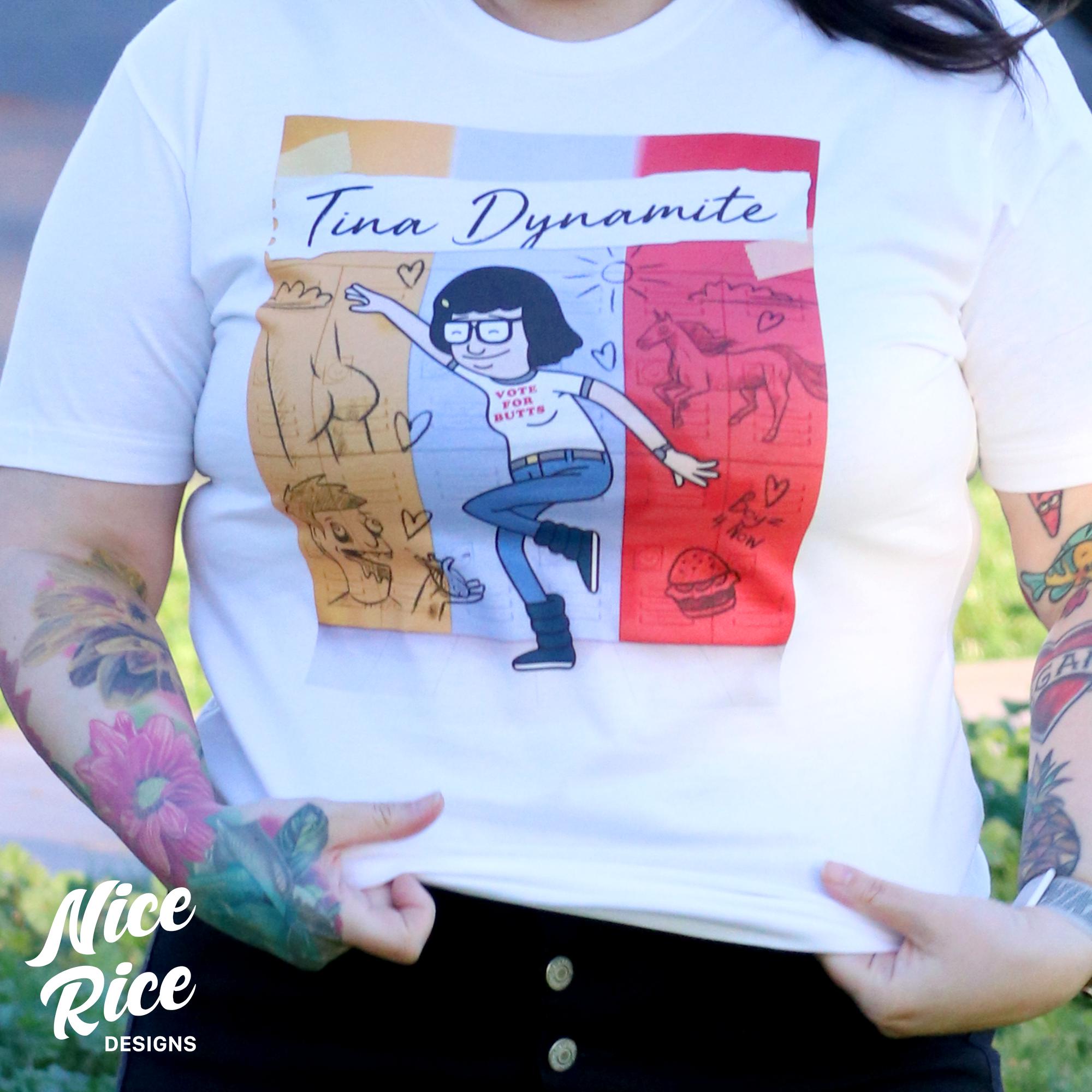 Dynamite Shirt by Nice Rice Designs