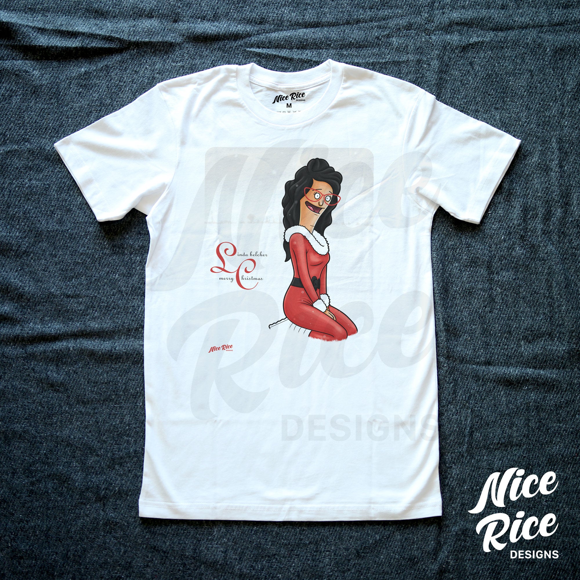 Merry Christmas Shirt by Nice Rice Designs