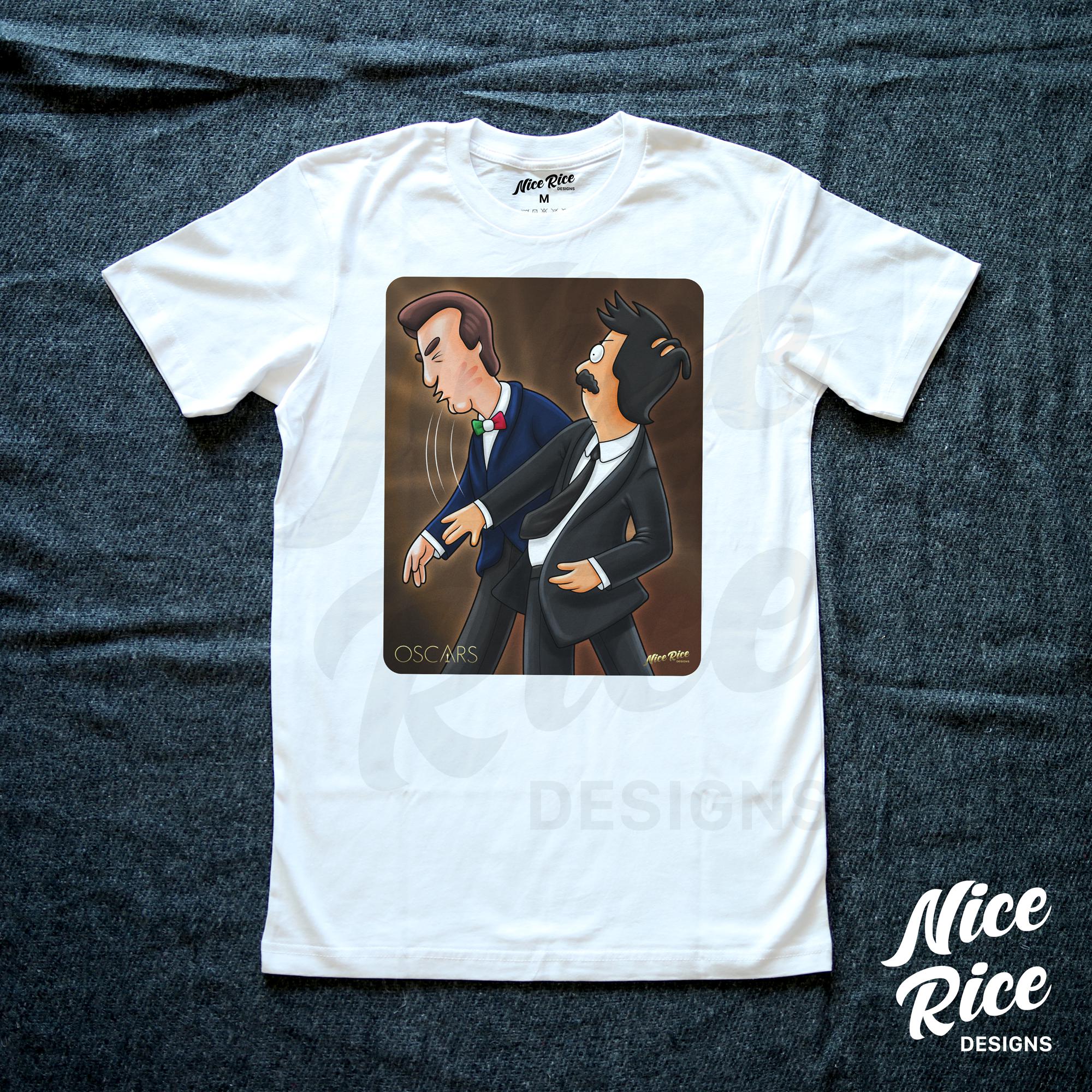 The Oscar Slap Shirt by Nice Rice Designs