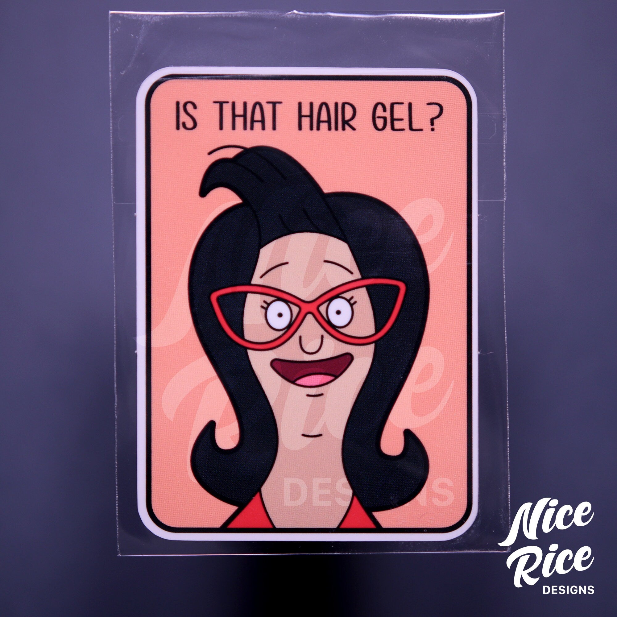 Something About Sticker by Nice Rice Designs