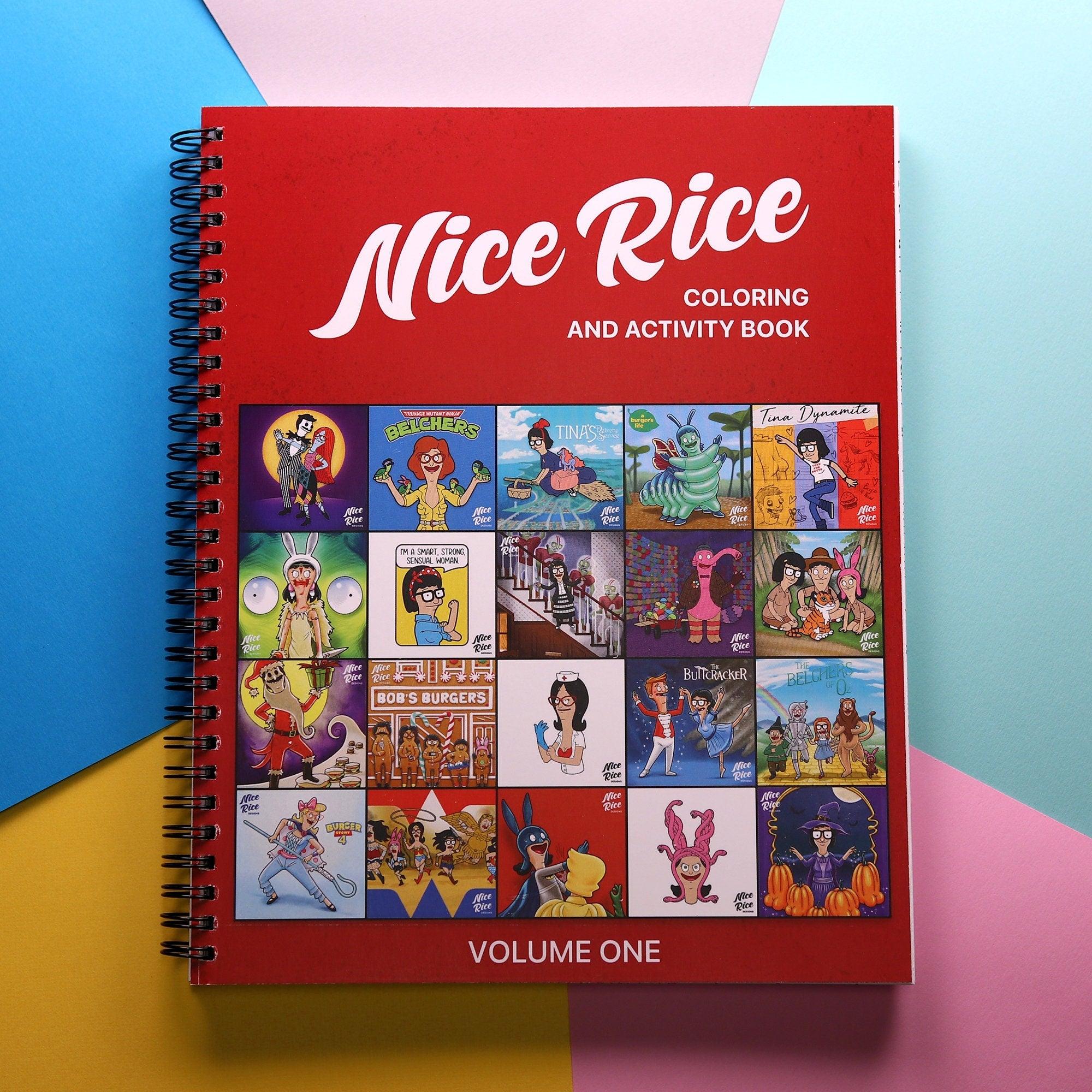 Coloring and Activity Book, Volume One by Nice Rice Designs