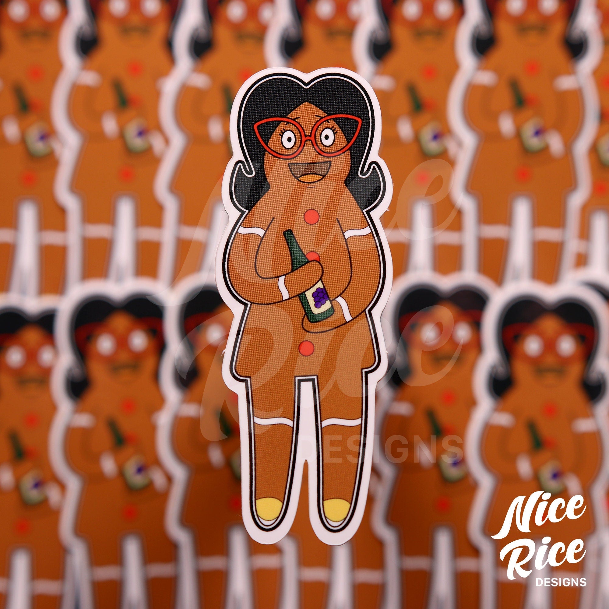 Gingerbread Family Sticker pack by Nice Rice Designs