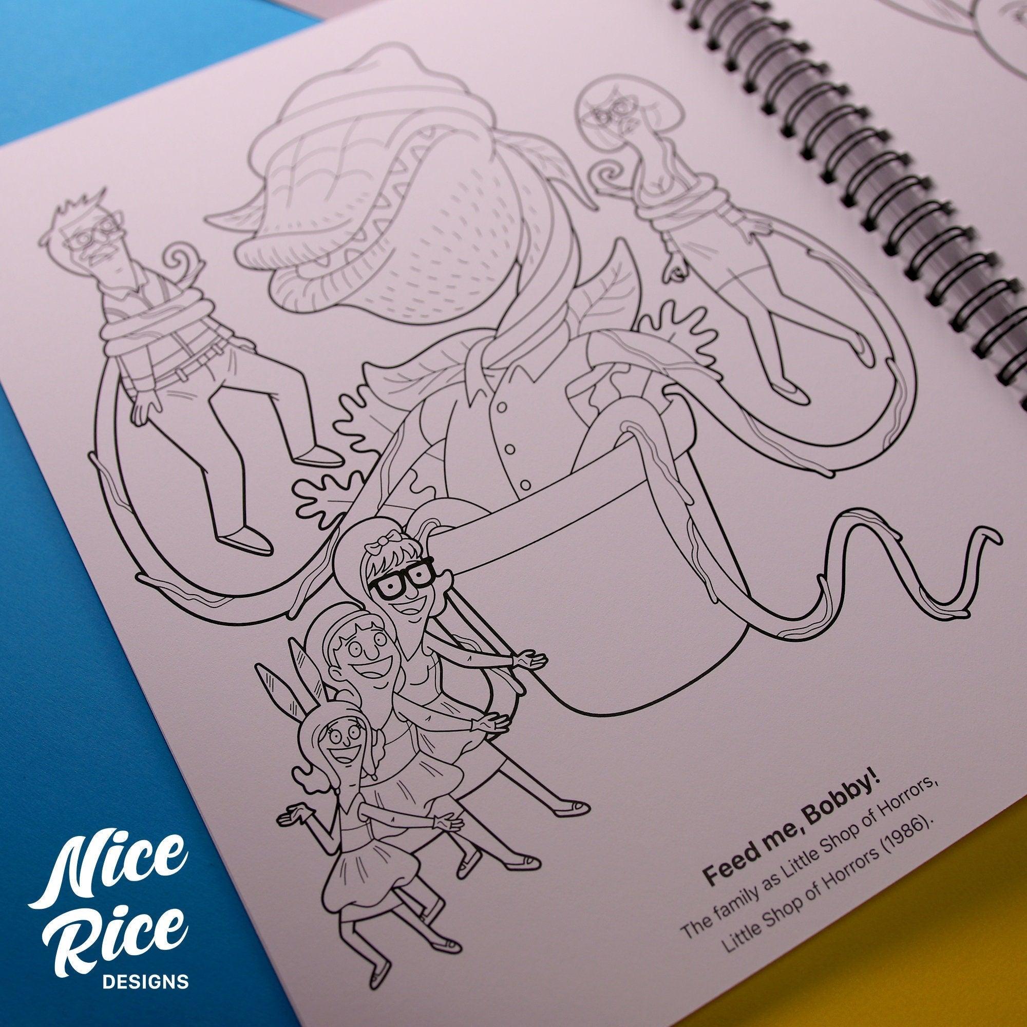 Coloring and Activity Book, Volume One by Nice Rice Designs
