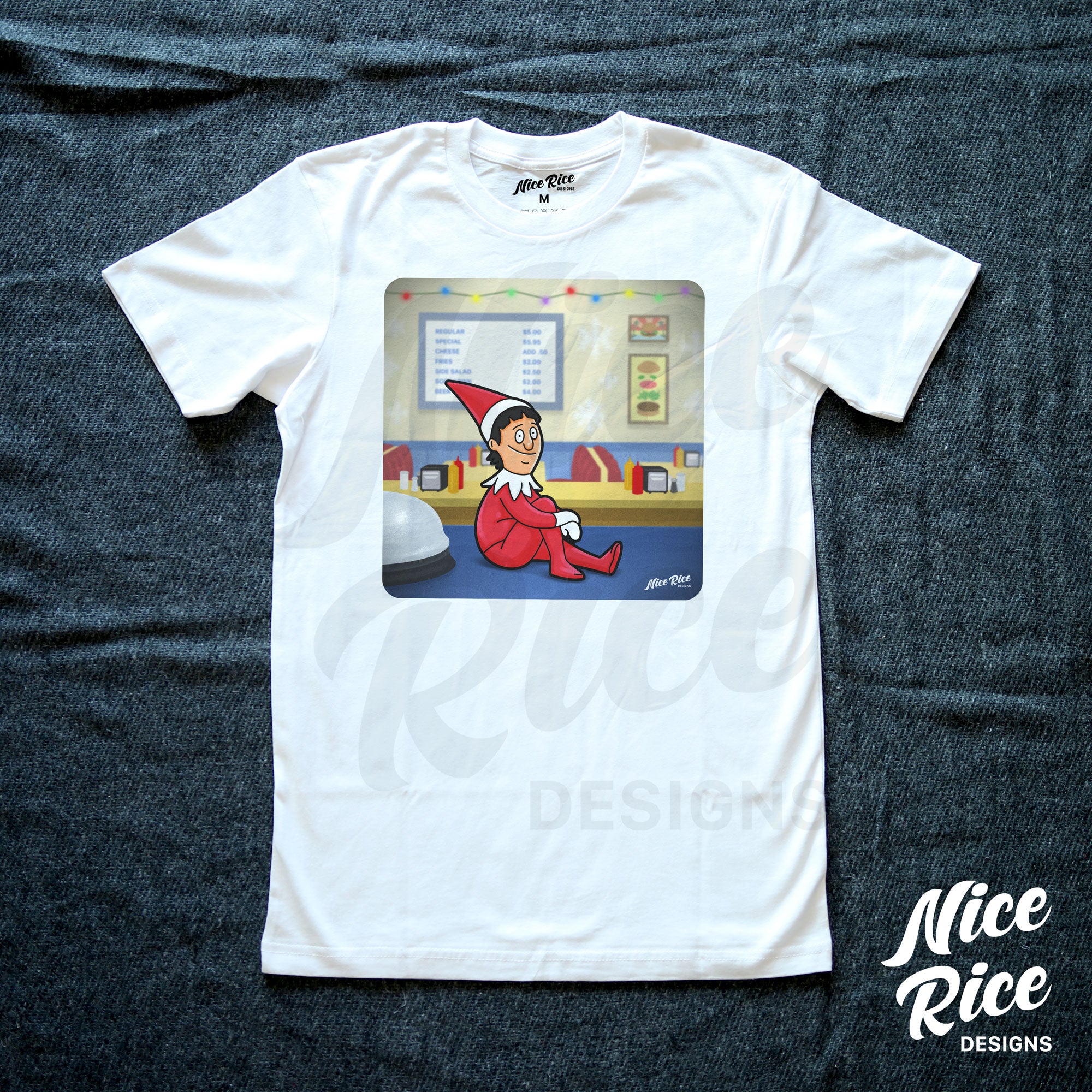 Gene on the Shelf Shirt by Nice Rice Designs