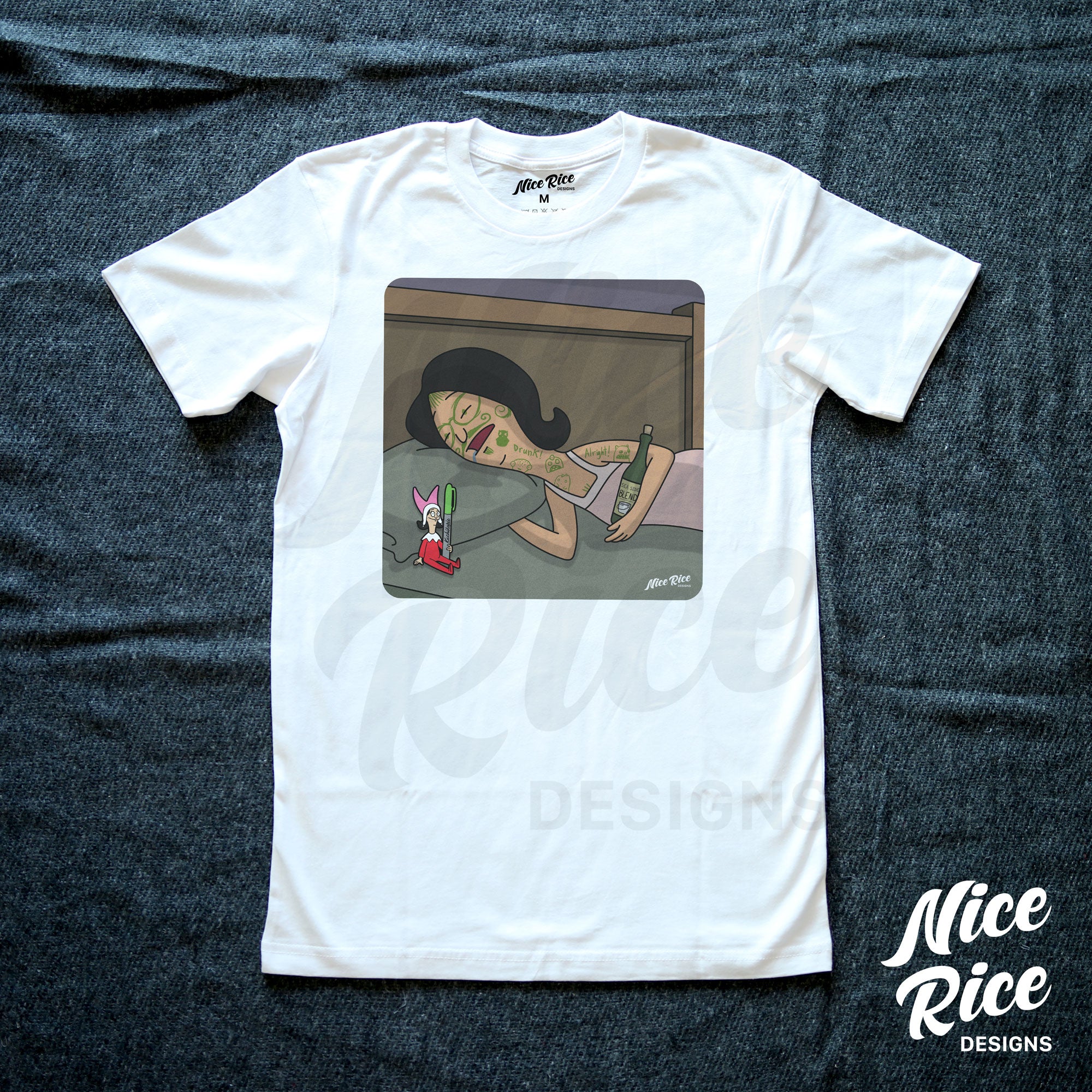 Louise on the Shelf Shirt by Nice Rice Designs